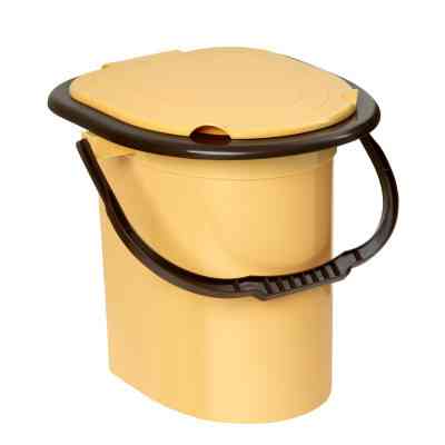 Відро-туалет Горизонт Бежеве 18 л (гор-05018/беж) Вінниця