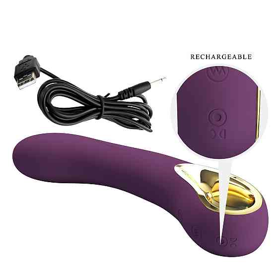 Вибратор Pretty Love Ethan purple, 12 vibration functions Mobile APP Long-distance Control Sex Aura Киев