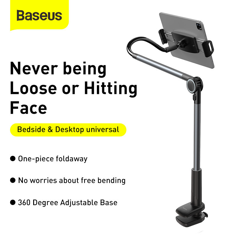 Тримач для мобiльного Baseus Otaku life rotary adjustment lazy holder Pro（Applicable for phone / ipad) gray Одеса - фото 9