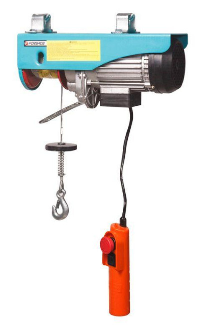 Таль підвісна 250/500 кг (220V, 1000W, висота підіймання: 250 кг — 12 м, 500 кг — 6 м) Forsage F-TRH1005 Одеса - фото 1