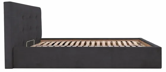 Кровать Двуспальная Manchester Standart 160 х 200 см Мисти Dark Grey Темно-серый Днепр