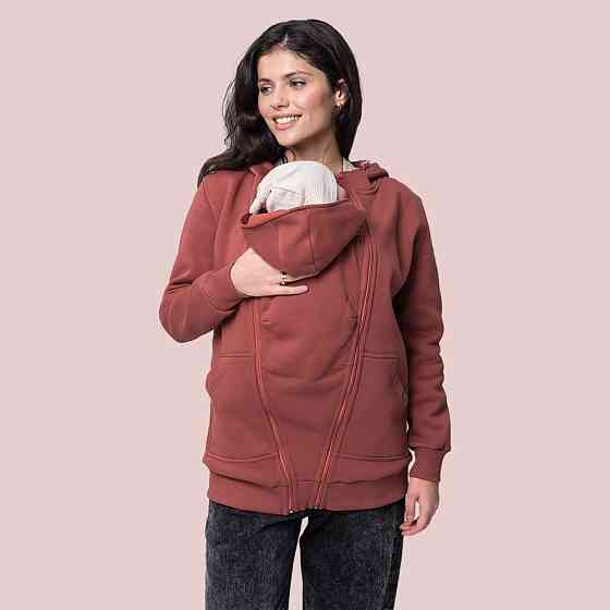 Худи для беременных со вставкой для ребенка Love & Carry Батат Киев