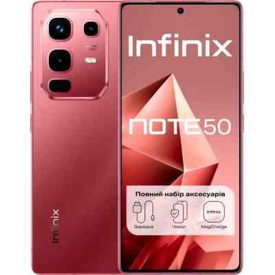Мобильный телефон Infinix Note 50 8/256Gb Burgundy Red (4894947066405) Винница