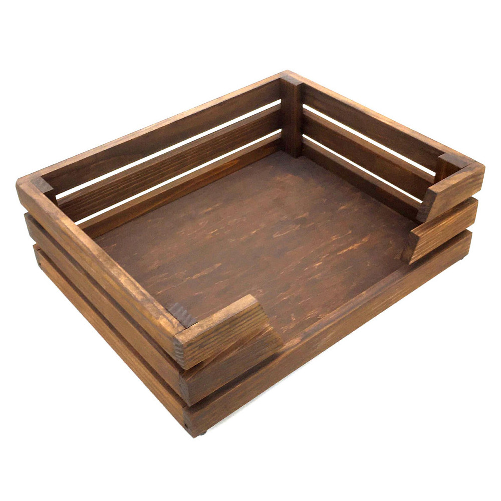 Лежак дерев'яний для собаки "Лессер 50х40" латте Миколаїв - фото 1