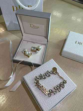 Діор набір сережки та браслет/ Dior Одеса
