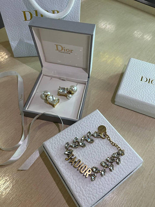 Діор набір сережки та браслет/ Dior Одеса - фото 2