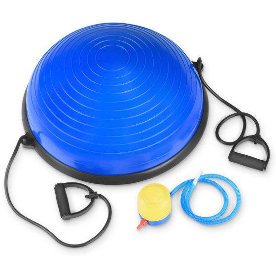 Балансувальна півсфера Gymtek Bosu 58см з еспандерами + насос Киев