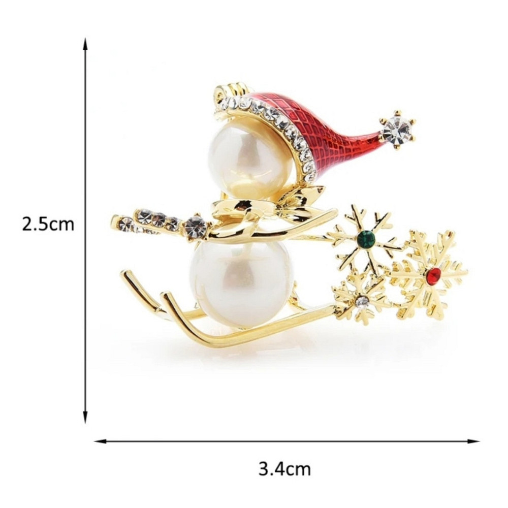 Брошка "Сніговичок" №2 Сміла - фото 2