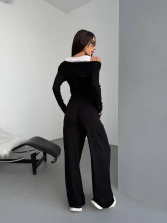 Жіночий костюм 3-ка штани кофта майка віскоза Одеса