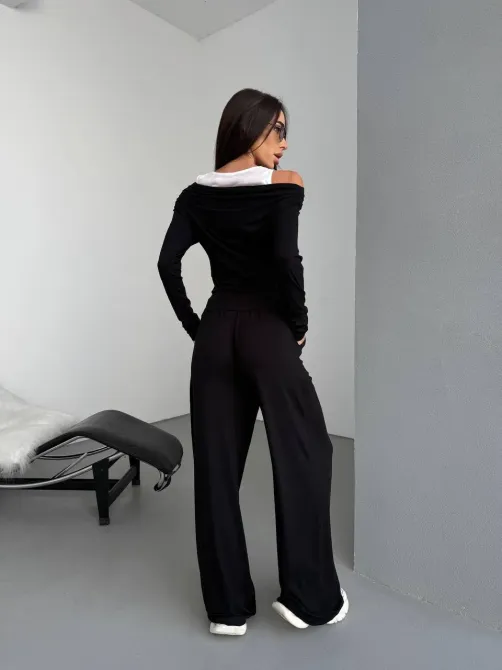 Жіночий костюм 3-ка штани кофта майка віскоза Одеса - фото 3