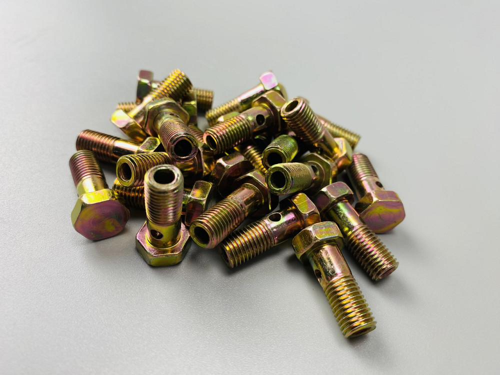 Болт-штуцер M 8 × 1 × 33 2 отвори  універсальний Мукачево - фото 6