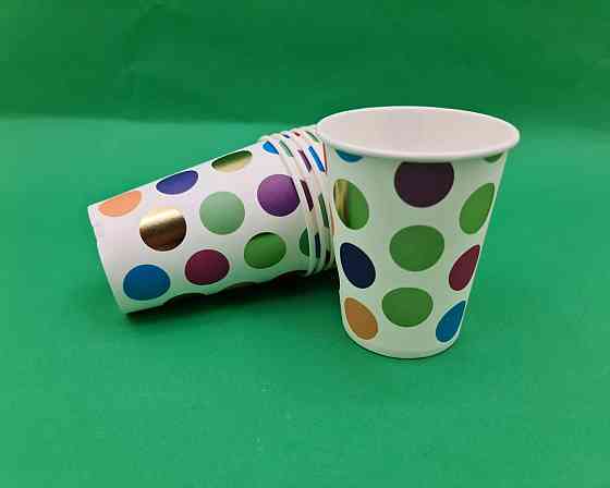 Стаканчики бумажные одноразовые 250гр 