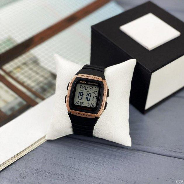 Чоловічий спортивний годинник Skmei 1278 Рожеве золото Вінниця - фото 7