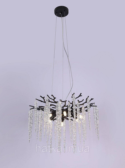Люстра кришталева підвісна Sirius Ш 33035-800 BK кришталеві грона Київ - фото 1