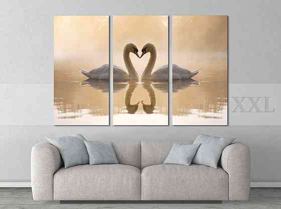 Модульна картина Лебеді Art-206_XXL Київ