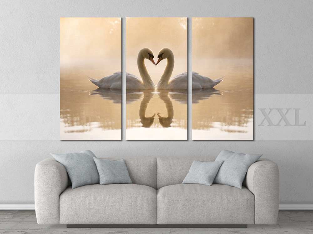 Модульна картина Лебеді Art-206_XXL Київ - фото 2