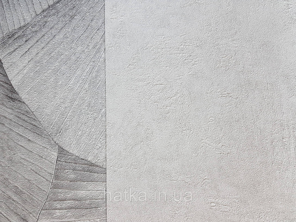 Шпалери вінілові на флізеліні Marburg Kumano 1.06х10 під штукатурку структурні сіро-бежеві зі сріблястим 34568 Київ - фото 2