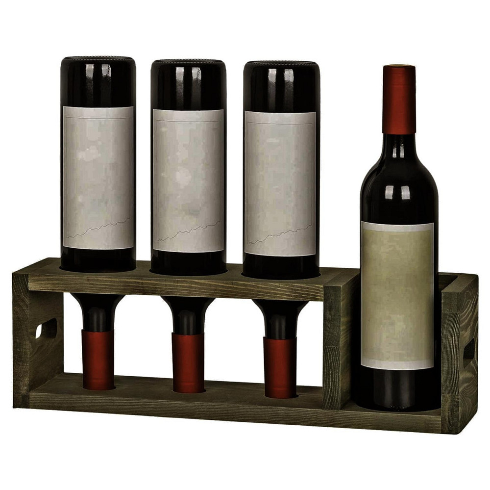 Настільна винна полиця "Гларс" мокко Миколаїв - фото 1