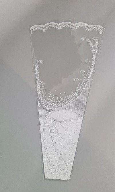 Упаковка конус под цветы h60/ 8низ/32верх(100 шт) узор 167 (3) (100 шт) Харьков - изображение 1