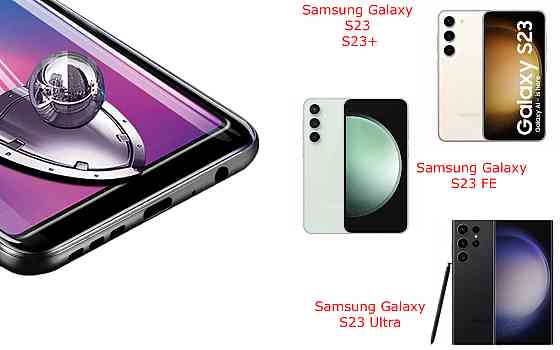 Захисне скло DefenzoGlass для Samsung Galaxy S23, S23+, S23 FE, S23 Ultra – подвійна міцність Київ