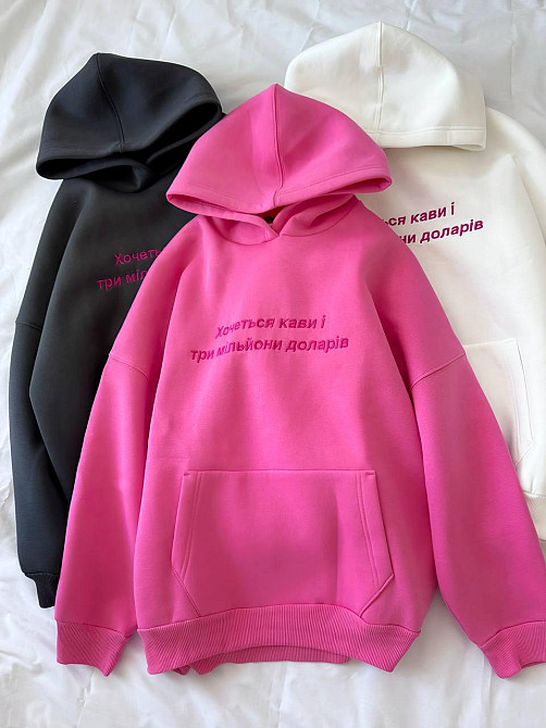 Жіноча стильна худі с вишивкою Турецька трьохнитка піньє Одеса - фото 5