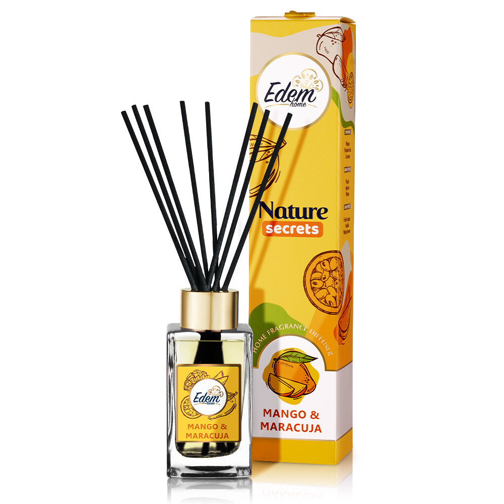 Аромадифузор с палочками Edem Nature Secrets - Mango & Maracuja 90мл Львов - изображение 1