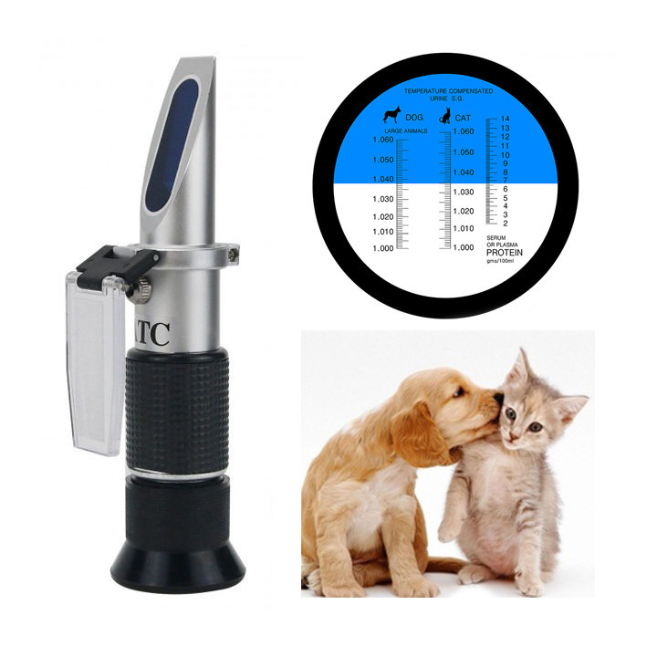 Ручний ветеринарний рефрактометр для білка і сечі тварин Київ - фото 8