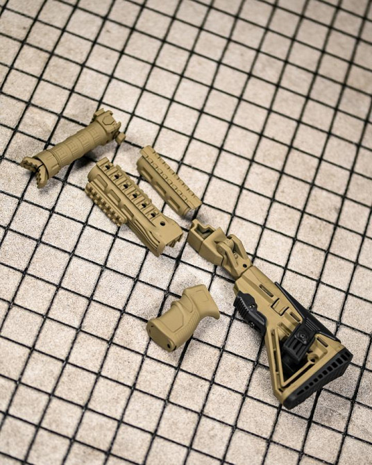 Набор приклад телескопический Fab Defense coyot ВТ6832 Одесса - изображение 1