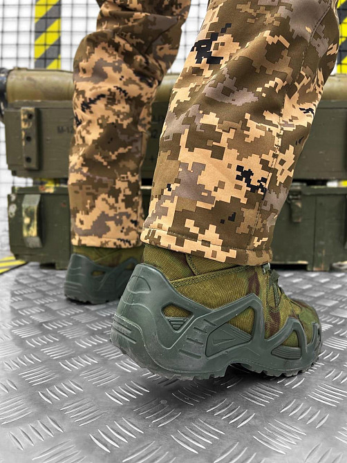 Штаны пиксель на флисе зимние теплые тактические анатомический крой Одесса - изображение 4