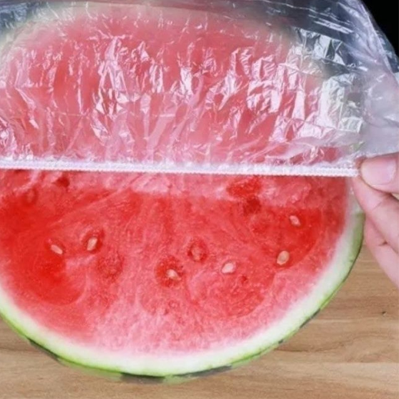 Поліетиленові пакети на гумці, 100 шт Freshness storage bag / Харчові пакети / Пакети кришки для їжі Київ