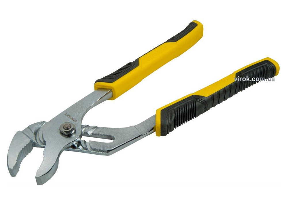 Кліщі переставні Stanley : ізольовані ручки, L= 250 мм Одеса - фото 1