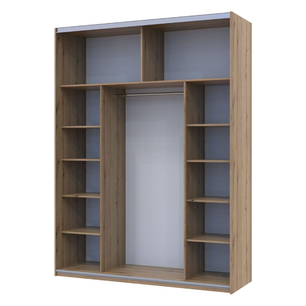 Шафа купе Doros G-Caiser Дуб Евок 1 ДСП / 1 зеркало 180х60х240 (DRS-011578) Дніпро - фото 2