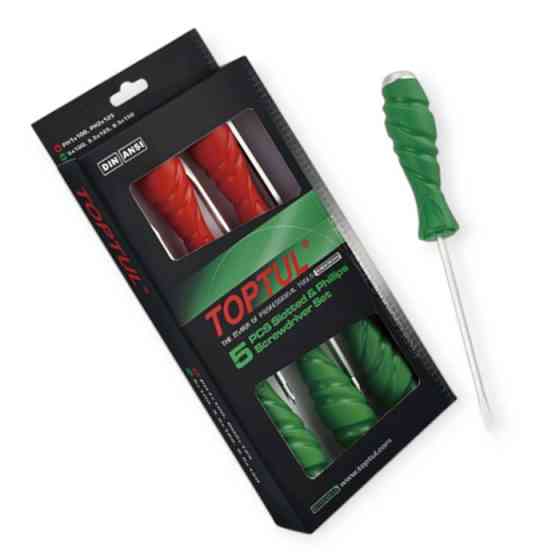 Набор отверток ударных 5 шт SL5, 5.5, 6.5, PH1, 2 Мукачево