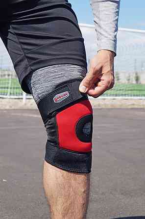 Наколінник Power System PS-6012 Neo Knee Support Black/Red (1шт.) L Киев