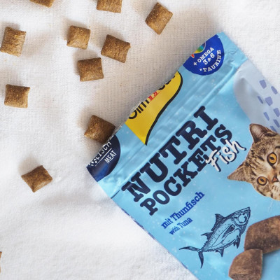 Лакомство для котов GimCat Nutri Pockets Fish Тунец 60 г (4002064419633) Винница - изображение 2