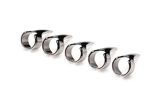 Набор колец с когтями Master Series Five-Piece Sensation Claw Rings - Silver Sex Aura Киев