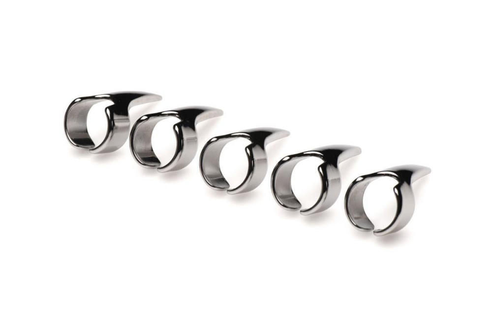 Набор колец с когтями Master Series Five-Piece Sensation Claw Rings - Silver Sex Aura Киев - изображение 4
