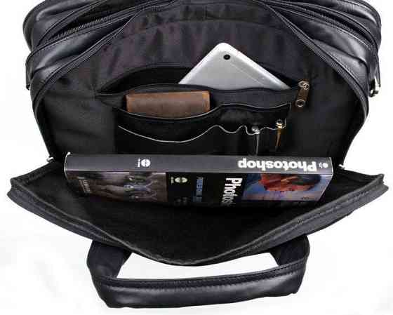Сумка мужская Vintage 14242 для ноутбука 15.6 Черная Киев