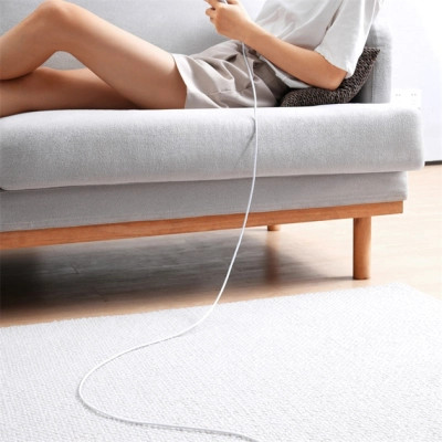 Дата кабель USB 2.0 AM to USB-C 1.0m Superior Fast Charging 100W moon white Baseus (P10320102214-01) Вінниця - фото 6