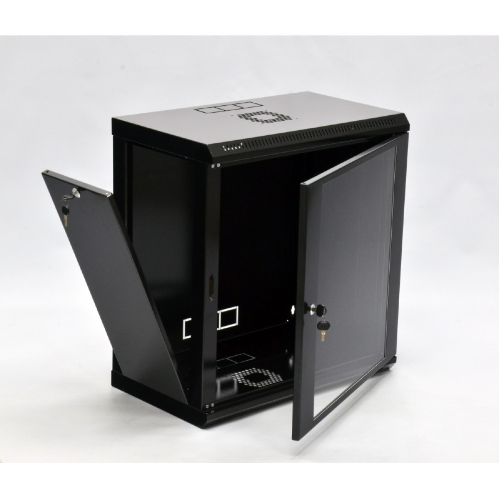 Шафа серверна CMS 12U 600 x 350 x 640 UA-MGSWL1235B для мережевого обладнання Київ - фото 2