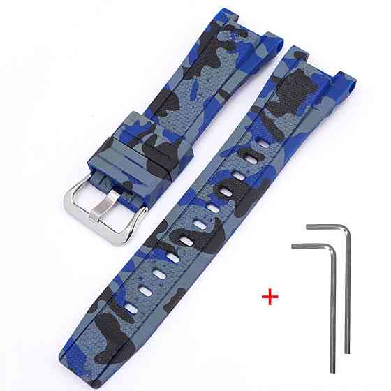 Ремешок для Casio G-Shock GST-W300 Camo Blue SI SBR Киев