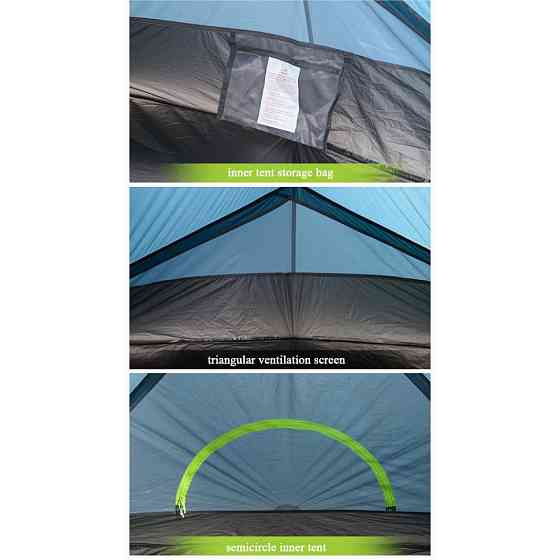Намет двомісний Naturehike Tagar NH17T180-J, темний блакитний Київ
