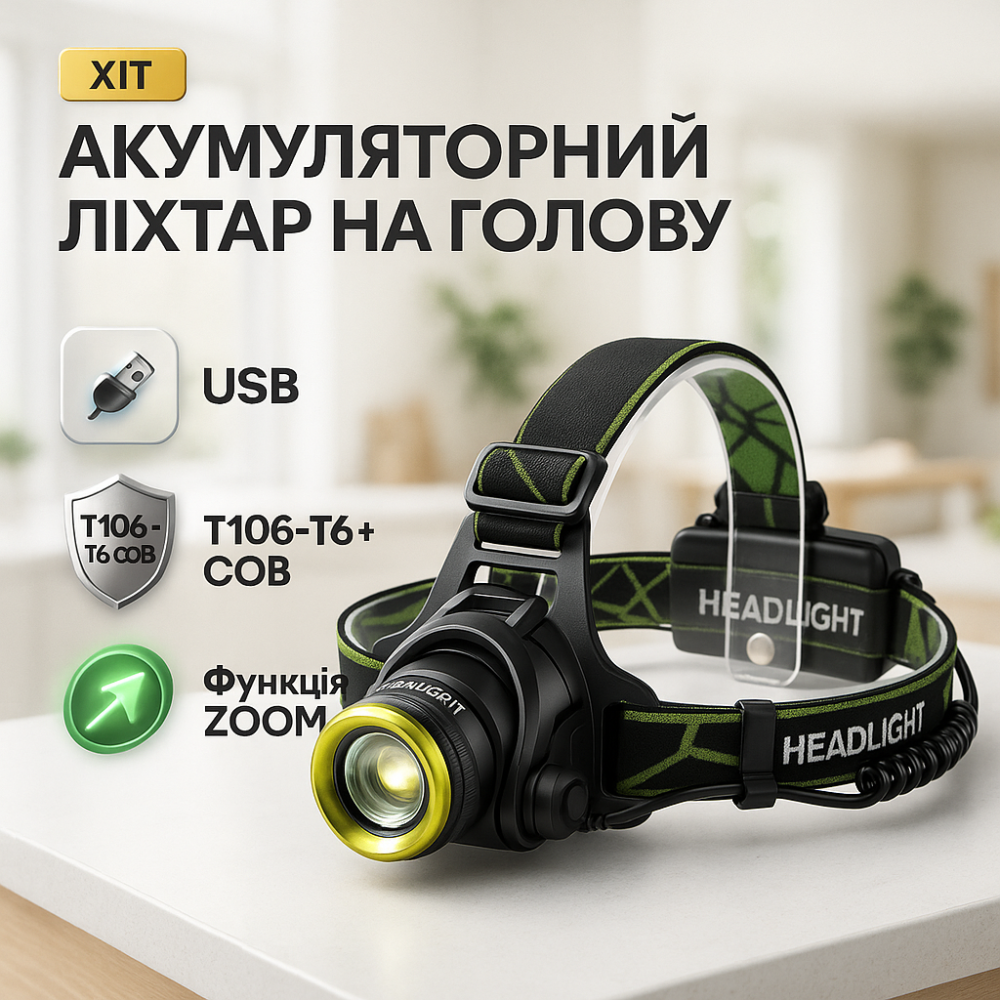 Фонарь налобный для строителя, Налобный тактический фонари фонарь для точных работ ZT-79 Львов - изображение 16