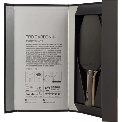 Ракетка для настольного тенниса Stiga Pro Carbon Plus Cybershape 5 Star FL (1215-0401-35) (931184) Винница - изображение 5