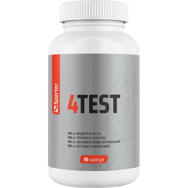 Тестобустер Sporter 4TEST 90 капсул Луцк - изображение 1