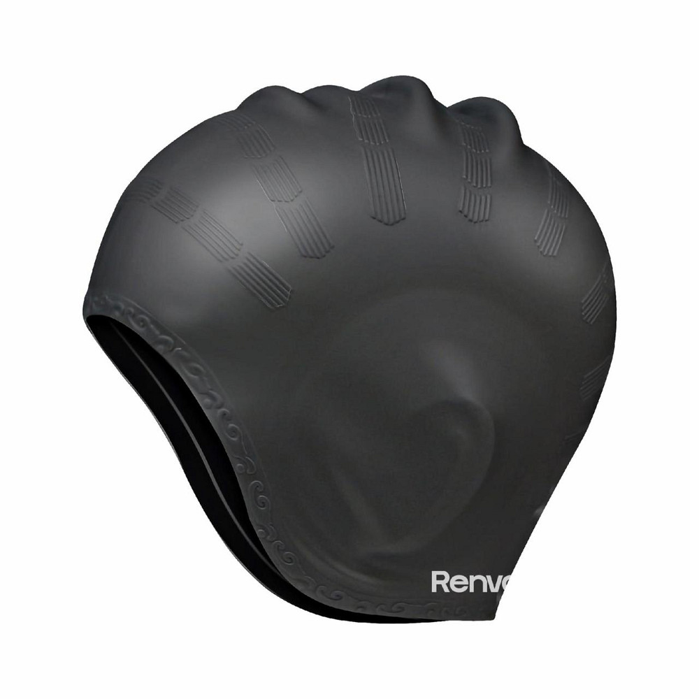 Доросла шапочка для плавання Renvo Asano Чорний Уні OSFM (2SC110-01) Київ - фото 1