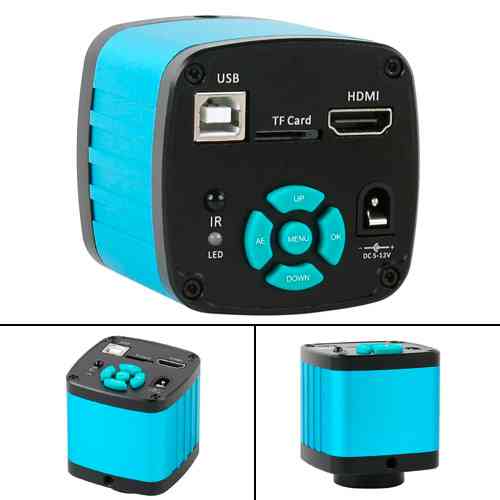 Видеомикроскоп цифровой Eakins 48Мп 4K 1-130X HDMI USB со стойкой, LED и ДУ Винница