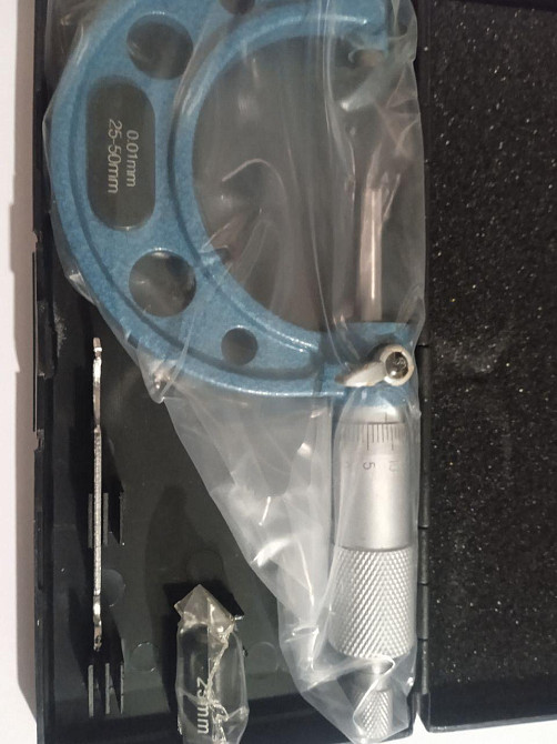 Мікрометр гладкий МК 25–50 мм — прецизійний вимірювальний інструмент для точних зовнішніх вимірів металу Харків - фото 8