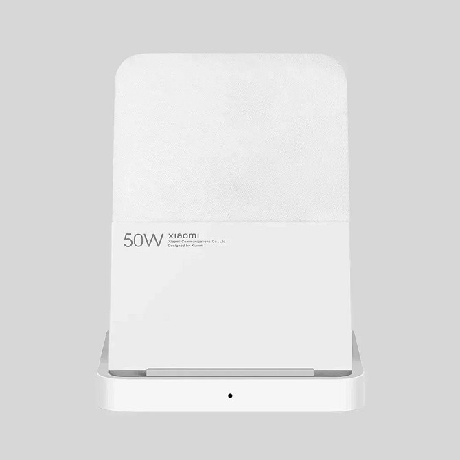 Бездротова зарядка Xiaomi 50W Pro MDY-14-EN, вертикальна підставка з охолодженням (біла) Миколаїв - фото 5