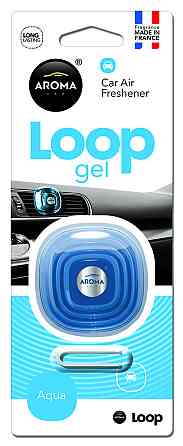 Ароматизатор Aroma Car Loop Aqua гелевий Киев
